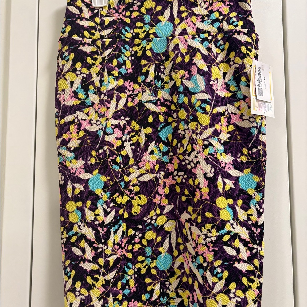 Vibrant Yellow and Pink Ruched Pencil Skirt for Cocktail